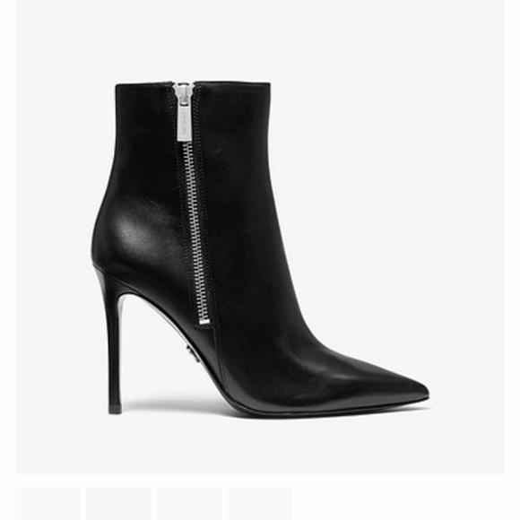Michael Kors Shoes - Michael Kors black keke leather ankle boot